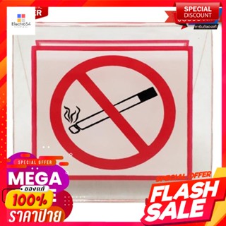 ป้ายอะคริลิก No Smoking x 3 ชิ้นAcrylic Stand No Smoking x 3 pcs