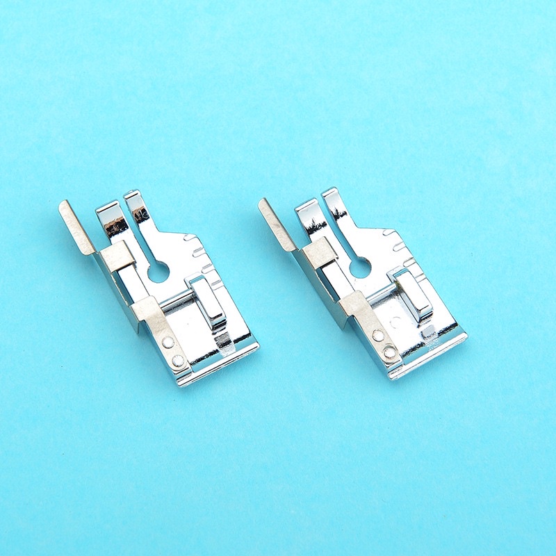 ตีนผีเย็บตรง ตีนผีกะระยะ 1/4”พร้อมเหล็กก้าน ตีนผีจักรเย็บผ้า ตีนผีจักรกระเป๋า Janome/Elvira/Bernette