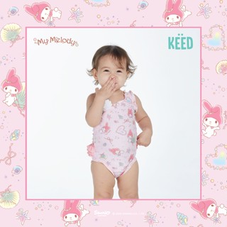 ✨KĖĖD &amp; My Melody ✨ชุดว่ายน้ำวันพีซขาเว้า