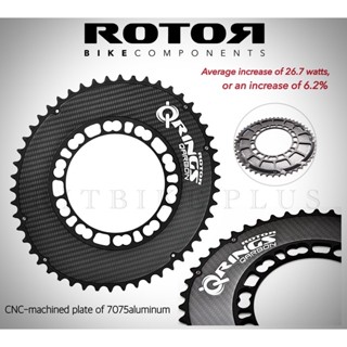 ใบจาน ROTOR Q-RING CARBON (ขนาด 50T&amp;52T)