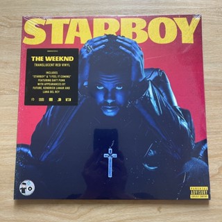 แผ่นเสียงThe Weeknd – Starboy, 2 x Vinyl, Red Translucent,  แผ่นเสียงมือหนึ่ง ซีล