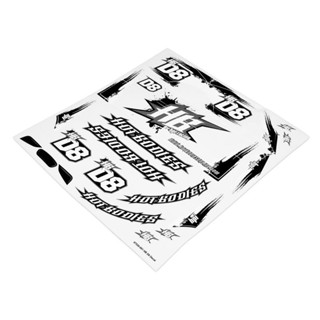 HPI 67530 HB D8 BODY/WING DECAL (STICKER)