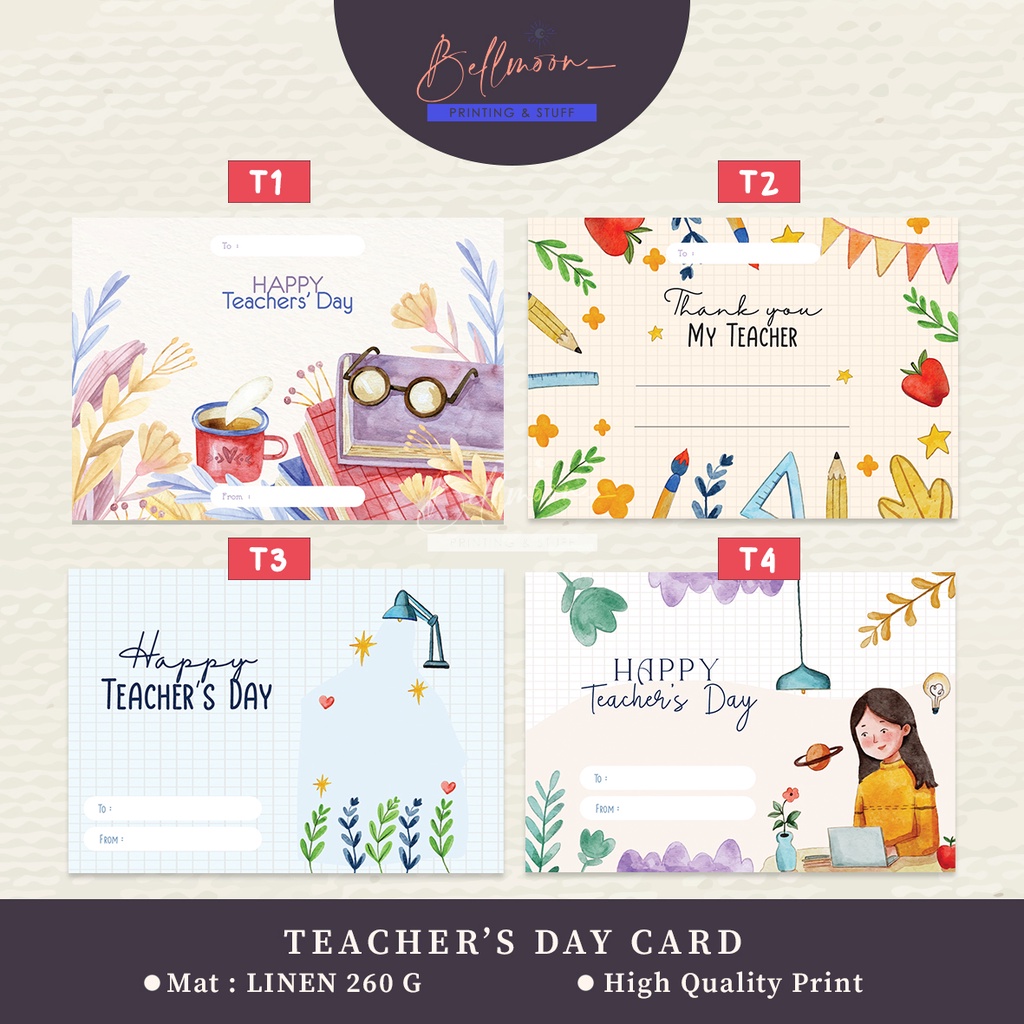 วันครู GREETING CARD / วันครู 1 SIDE รหัส IF01