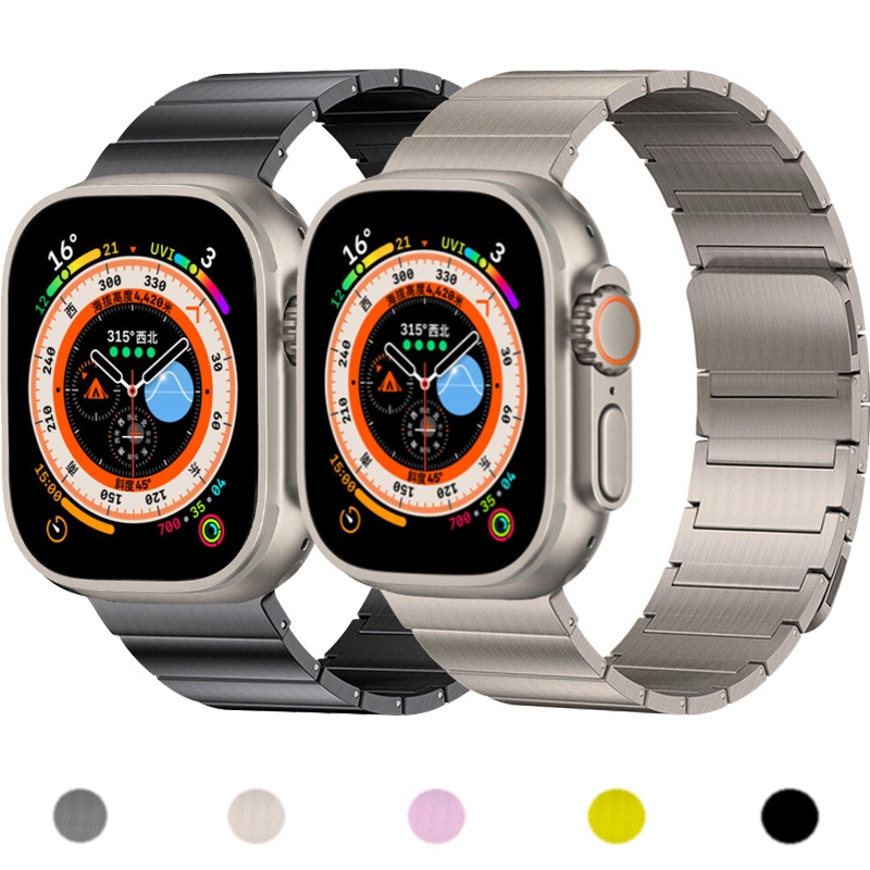 สายนาฬิกาข้อมือ เหล็กโลหะ สําหรับ Apple Watch Ultra 49 มม. 41 มม. 45 มม. iWatch Series 8 7 6 5 4 3 SE 40 มม. 42 มม. 44 มม.