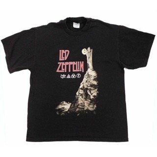 เสื้อยืดวินเทจ Led Zeppelin บันไดเพื่อสวรรค์สัญลักษณ์ Hermit Lantern Zoso ขนาดใหญ่