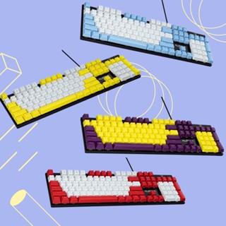 คีบอร์ดเกมมิ่ง NUBWO ALISATER X33 Mechanical Gaming Keyboard [ Blue Switch / Red Switch ] , 5 สี