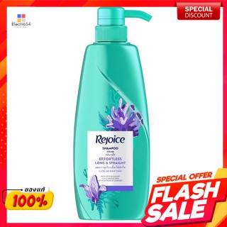 รีจอยส์ แชมพู สูตรเอฟฟอร์ทเลส ลอง แอนด์ สเตรท 450 มล.Rejoice Shampoo Effortless Long and Straight Formula 450 ml.