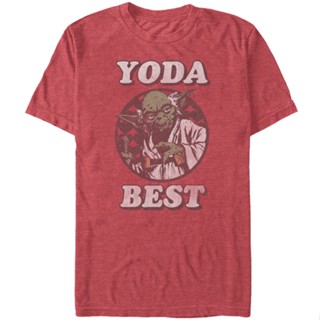 Yoda Best Star Wars T-Shirt เสื้อวินเทจผญ เสื้อยืดแฟชั่น เสื้อยืดชาย