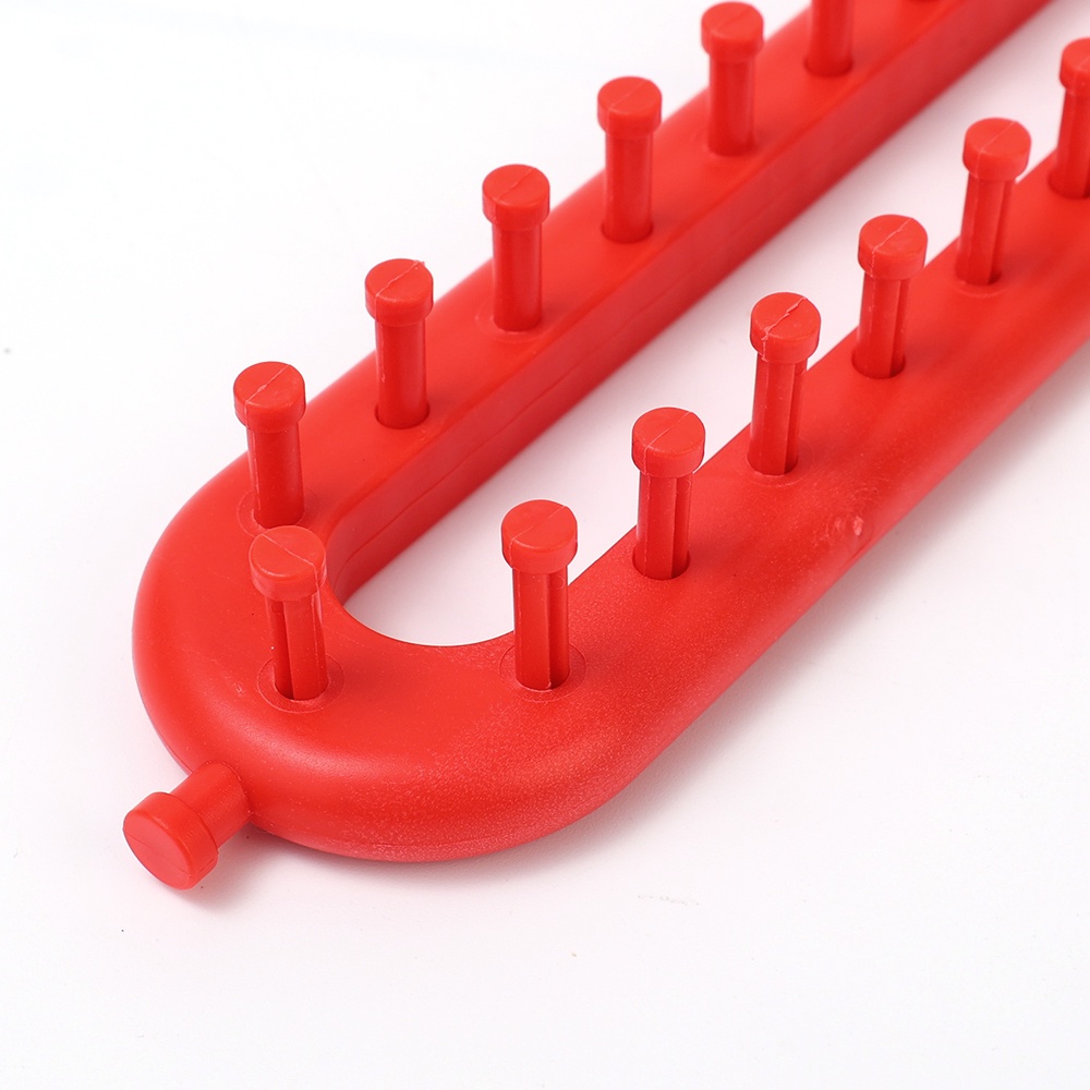 1 ชุด ผ้าพันคอ หมวกถักเปีย / เครื่องมือถักผ้าพันคอ มือขี้เกียจ / อุปกรณ์เย็บผ้า / อุปกรณ์ช่วยถักไหมพรม Diy ด้วยตนเอง - รูปที่ 4