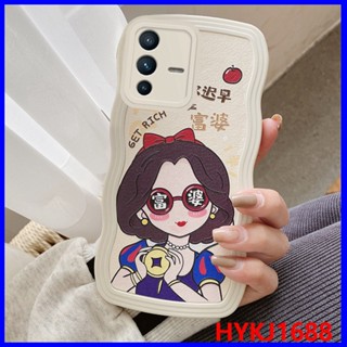 เคส Vivo V23 5G เคสโทรศัพท์มือถือแบบนิ่ม tpu ลายคู่รัก สําหรับ