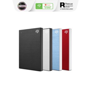 Seagate ฮาร์ดไดรฟ์ภายนอก HDD USB 3.0 2TB แบบพกพา พร้อมกู้ภัย กู้ภัยฟรี