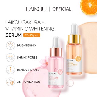 laikou Cherry blossoms + vc เซรัมป้องกันริ้วรอย และสารสกัดจากซากุระ