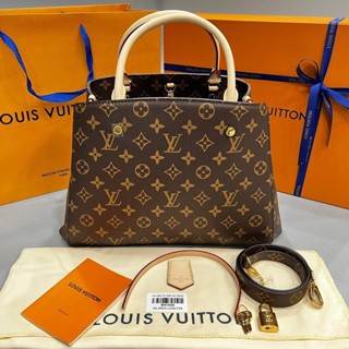 🔥ผ่อนได้🔥Lv Montaigne Monogram Size 33 cm งาน Original อุปกรณ์ : Full Box Set