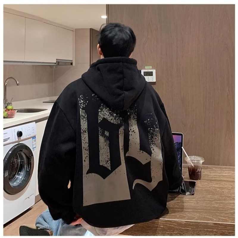 Fashionsun ( พร้อมส่ง ) เสื้อฮู้ด Oversize M - 8XL เสื้อกันหนาวผู้ชาย กาหลี แฟชั่น หลวม ใส่สบายๆ
