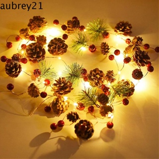 Aubrey1 สายไฟหิ่งห้อย Led 20 ดวง 2 เมตร สีแดง สําหรับตกแต่งปาร์ตี้ วันขอบคุณพระเจ้า ในร่ม กลางแจ้ง