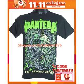 เสื้อวง Pantera เสื้อวงร็อค เมทัล สากล เสื้อวินเทจ แพนเทอรา PTA1206