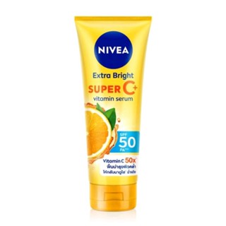 Nivae(SPF50 PA+++++) เซรั่มบำรุงผิวกาย นีเวีย เอ็กซ์ตร้า ไบร์ท ซูเปอร์ ซี พลัส ขนาด 180มล / 320 มล( ของแท้ 100% )