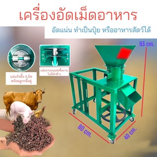 เครื่องอัดเม็ดอาหาร A3 (สีเขียว) อัดเม็ดแน่น (04-0896 /04-2000) เครื่องอัดเม็ดอาหารสัตว์และทำปุ๋ยอัดเม็ด รู 4 มิล / 6มิล