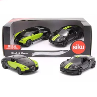 SIKU Black Green Special Edition รหัส ซิกุโมเดล ชุดรวมรถซุปเปอร์คาร์ ลิมิเต็ดอิดิชั่น รหัส SK6309