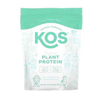 KOS Organic Plant Protein Unflavored 1 Ib (476 g)