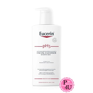 แท้ Eucerin pH5 Sensitive Skin Facial Cleanser 400ml ฟื้นบำรุงผิวแพ้ง่ายด้วยผลิตภัณฑ์ทำความสะอาดผิวหน้า