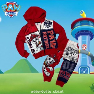 เซทเสื้อกันหนาวฮู้ด+กางเกงวอร์ม Paw Patrol/ เสื้อกันหนาวเด็ก เสื้อผ้าเด็ก