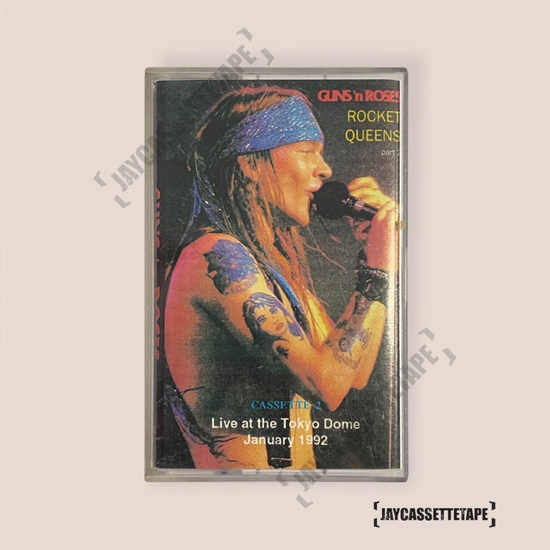 Guns N' Roses  Rocket Queen Part 2 เทปคาสเซ็ท Cassette Tape เทปเพลงสากล