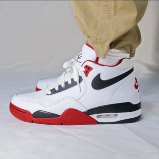 ✿◆⊙ใหม่ รองเท้าบาสเก็ตบอล Flight aj4 ซูมเบาะลมรองเท้ากีฬากันกระแทกกันลื่น nlke