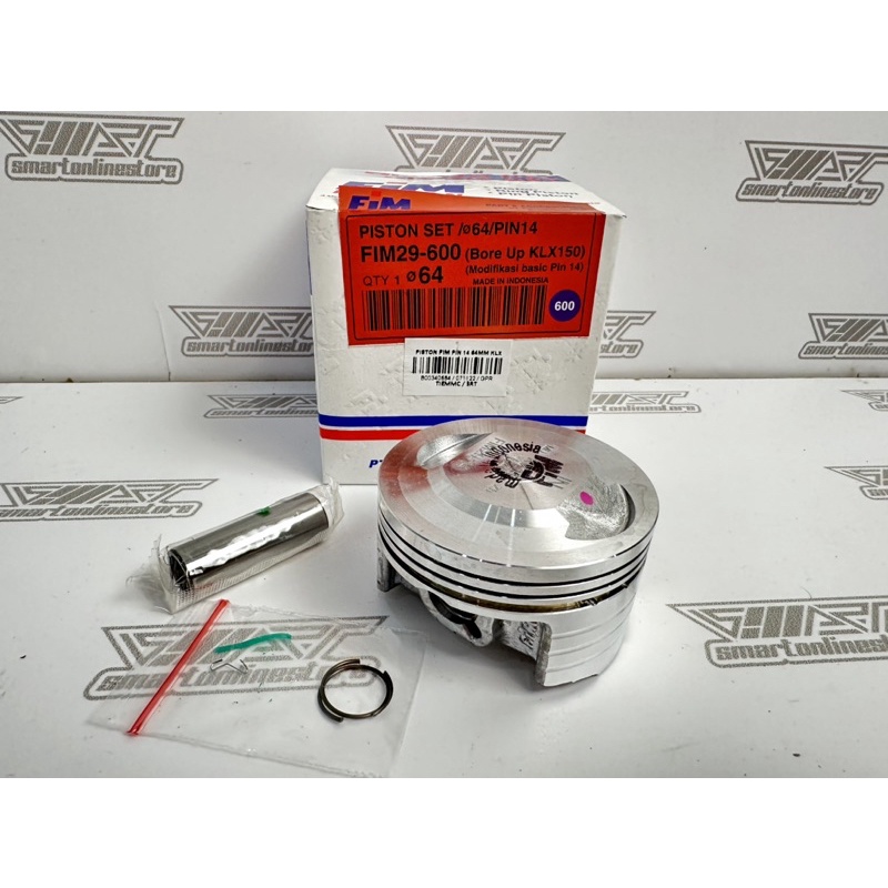 PISTON FIM 29 KLX PIN 14 62 MM 63 MM 63.5MM 64 MM BORE UP TYPE ราคา ถูกที่สุด ดีลบีเคเค แกลเลอรีภาพที่ 6