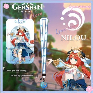 ใหม่ GENSHIN IMPACT Sumeru Nilou Layla Yelan Cyno Dori Collei Nahida Tighnari เคสใส่บัตร พร้อมจี้องค์ประกอบ