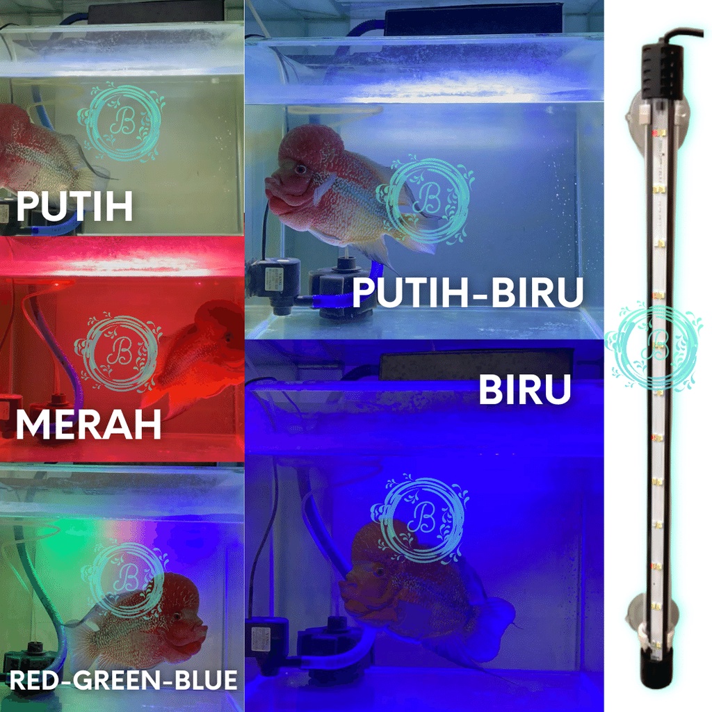 Kandila Z-40 Submersible LED 2 แถว 40 ซม. 8.4 วัตต์ T4 Aquarium Aquascape โคมไฟ Z40 Z 40 Z400 84W