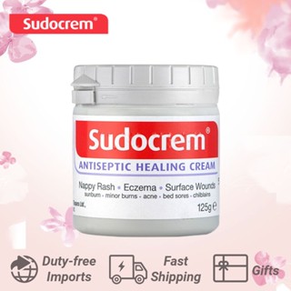 🍀จัดส่งอย่างรวดเร็ว🍀 Sudocrem Antiseptic Healing Cream 60g 125g แก้ผื่นผ้าอ้อม ผิวแห้ง ครีมผื่นผ้าอ้อม ขนาด