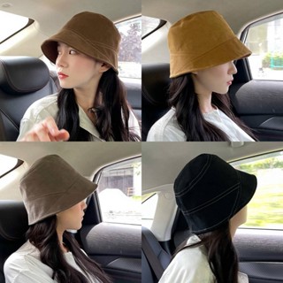 [พร้อมส่ง] หมวกบักเก็ตสำหรับผู้ใหญ่ รอบหัว: 56-58 cm. หมวกบักเก็ต( Bucket ) สไตล์เกาหลี หมวกกันแดดแฟชั่นผู้หญิง