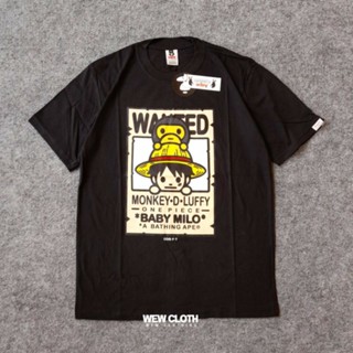 AAPE เสื้อยืด ลาย One PIECE FULL TAG &amp; LABEL