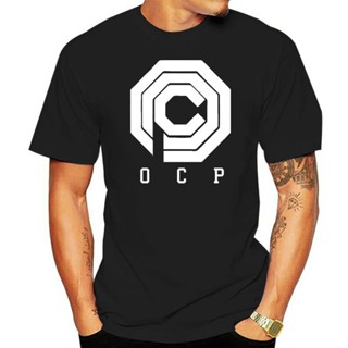 เสื้อยืดสีพื้น Robocop TShirt - บุรุษ OCP Omnicorp ย้อนยุคของขวัญภาพยนตร์ดีวีดีปัจจุบัน