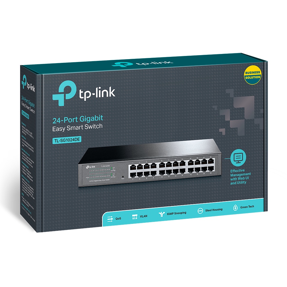 Tp-link 24/16 พอร์ต Gigabit Network Easy Smart Switch TL-SG1024DE/TL-SG1016DE