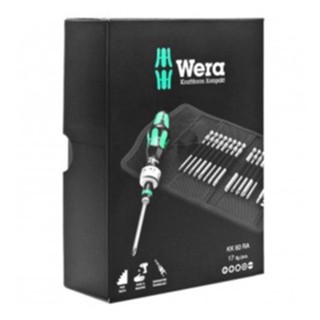 ชุดไขควง WERA KRAFTFORM KOMPAKT 60 RA 17 ชิ้น