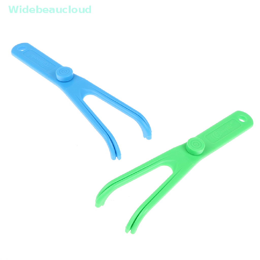 Widebeaucloud Floss Holder Aid Oral Hygiene ไม้จิ้มฟันผู้ถือ Interdental ทําความสะอาดฟัน