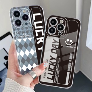 เคสโทรศัพท์มือถือ ลายตารางหน้ายิ้มนําโชค สําหรับ VIVO Y20 Y20i Y21 Y33S Y01 Y02S T1 5G T1X Y11S Y12S Y15S Y15A Y12 Y20S