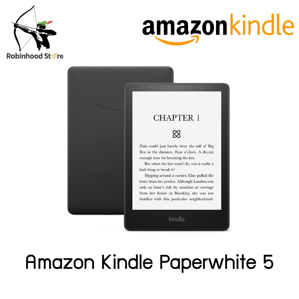 Amazon Kindle Paperwhite 5 (11th Generation) (2021) E-Reader หน้าจอ 6.8นิ้ว ปรับแสง Worm white ได้ สินค้ามีพร้อมส่ง