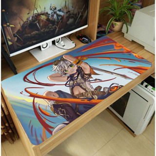 Genshin impact bennett แผ่นรองเมาส์เล่นเกม ของขวัญ 40X70 ซม. fj013