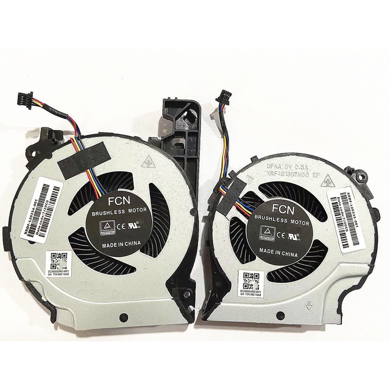 ใหม่ CPU GPU Cooling Cooler พัดลมระบายความร้อนสําหรับ HP 15-CX 15-15-CX0XX 15-CX0010CA TPN-C133 L203