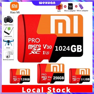 Xiaomi การ์ดหน่วยความจํา Micro SD TF 100MB S Class10 MicroSD 8GB 32GB 128GB 512GB 1TB ของแท้ สําหรับโทรศัพท์มือถือ cctv