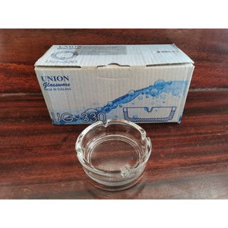 ที่ทิ้งก้นบุหรี่ ที่เขี่ยบุหรี่แก้ว ทรงกลม 106มม. UG-330 (6ชิ้น)