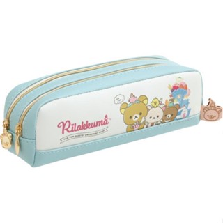 กระเป๋าดินสอ 2 ซิป Pocket Pouch Theme Funny Amusement Park ลาย Rilakkuma rk / Rilakkuma