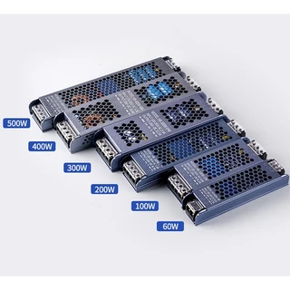 LED แหล่งจ่ายไฟ บางมาก หม้อแปลงไฟเชิงเส้น 220V ถึงDC 12V 24V แถบไฟแบบบางเฉียบสลับแหล่งจ่ายไฟ