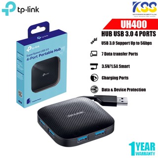 TP-LINK SuperSpeed USB 3.0 4-Port Portable Hub รุ่น UH400  **รับประกัน 1ปี**