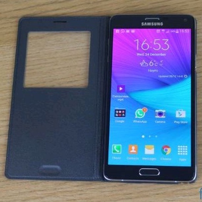 เคส Samsung Note4 แท้ศูนย์ Case Samsung Note4 Samsung Galaxy Note 4 S View Flip Cover