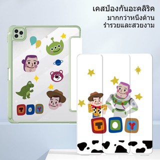 เคสป้องกันอะคลิริค Gen10 10.9 2022 สลีปสมาร์ท  gen7/gen8/gen9 10.2 ใส่ปากกาได  Gen5/6 9.7 พร้อมฝาปิดเลนส์  Air4/air5 10.