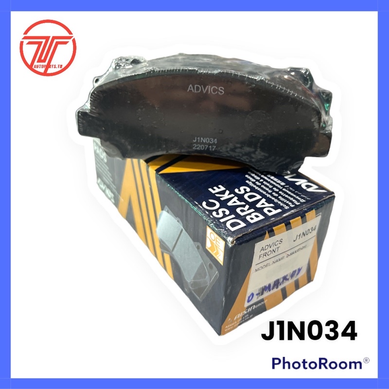 (J1N034)ผ้าเบรคหน้า ISUZU D-Max  2WD,4WD ปี 12_on, MU7 2WD,4WD ปี 14-on